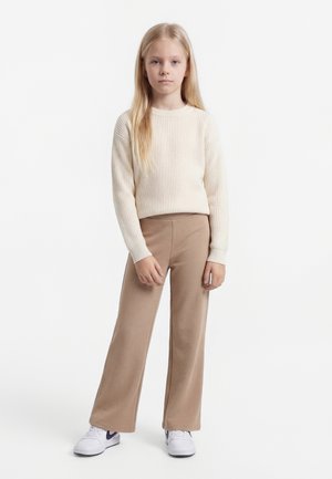 Name it NKFFRIKKALI BOOTCUT NOOS - Παντελόνι - mocha meringue