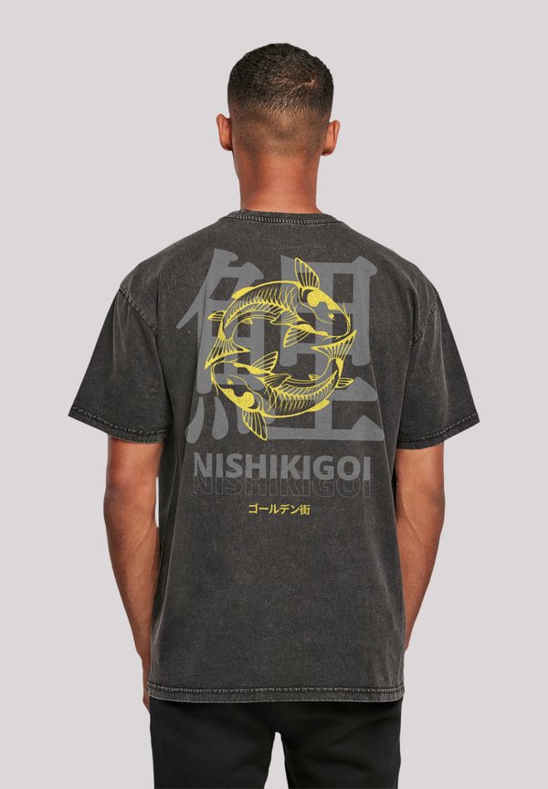 KOI GOLDEN GAI - T-Shirt print - schwarz