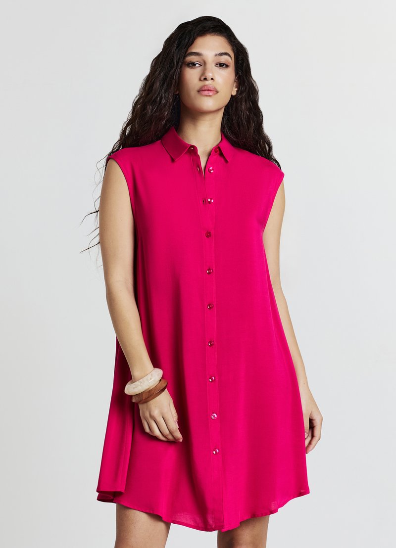 Calliope SMANICATA LUNGA - Top - fucsia