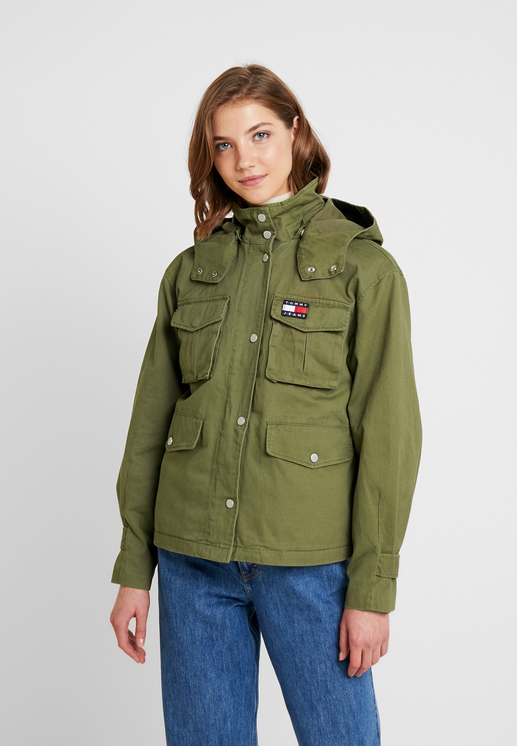 PLEAT DETAIL SLEEVE Leichte Jacke martini olive PLEAT DETAIL SLEEVE Leichte Jacke martini olive