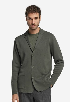 Strickjacke - dunkelgrün  sage green