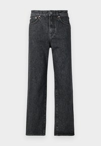 RELAXED HIGH WAISTED - Relaxed fit jeans - washed black