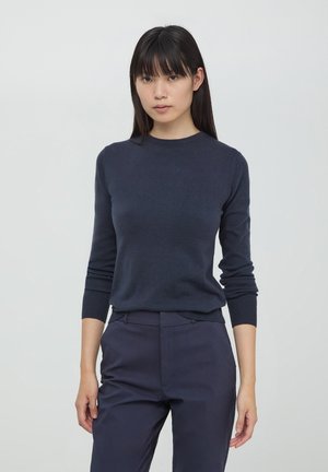 Terranova BASIC A TINTA UNITA - Maglione - blu scuro