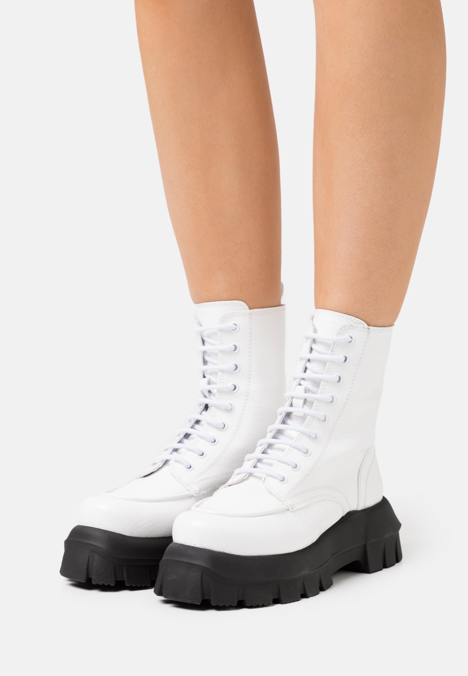 topshop chunky lace up boots