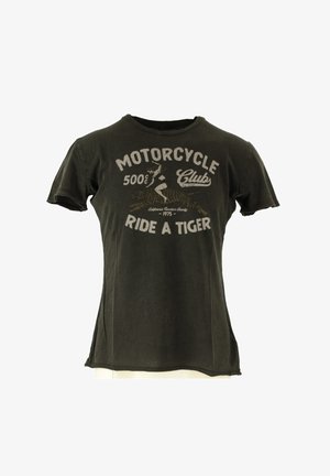 Print T-shirt - carbon black