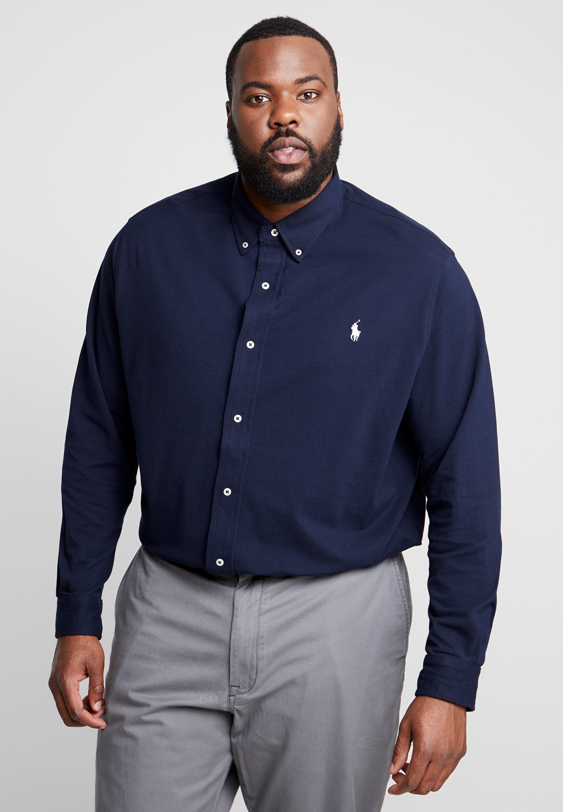 Polo Ralph Lauren Big & Tall LONG SLEEVE - Shirt - aviator navy/dark blue -  