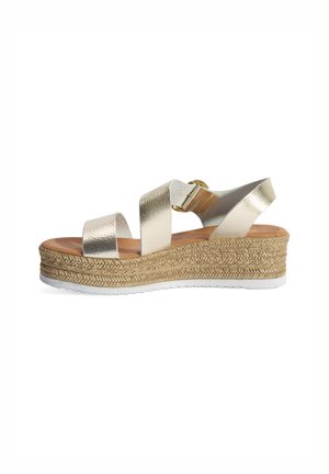 Platform sandals - gold