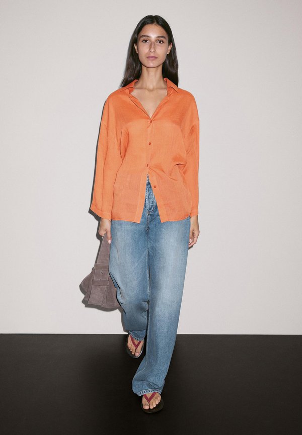 AMIE  - Button-down blouse - orange3