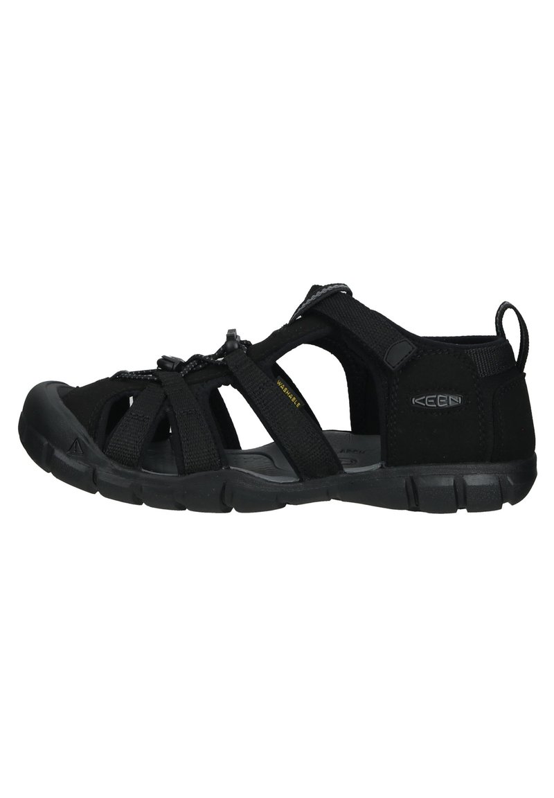 Keen - SEACAMP II CNX UNISEX - Pārgājienu sandales - grey/black, Palielināt