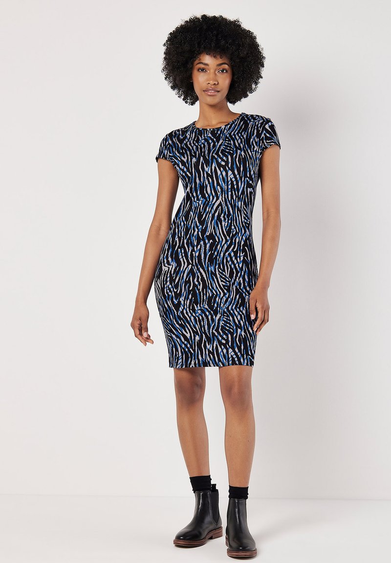 Apricot Etui-jurk blauw