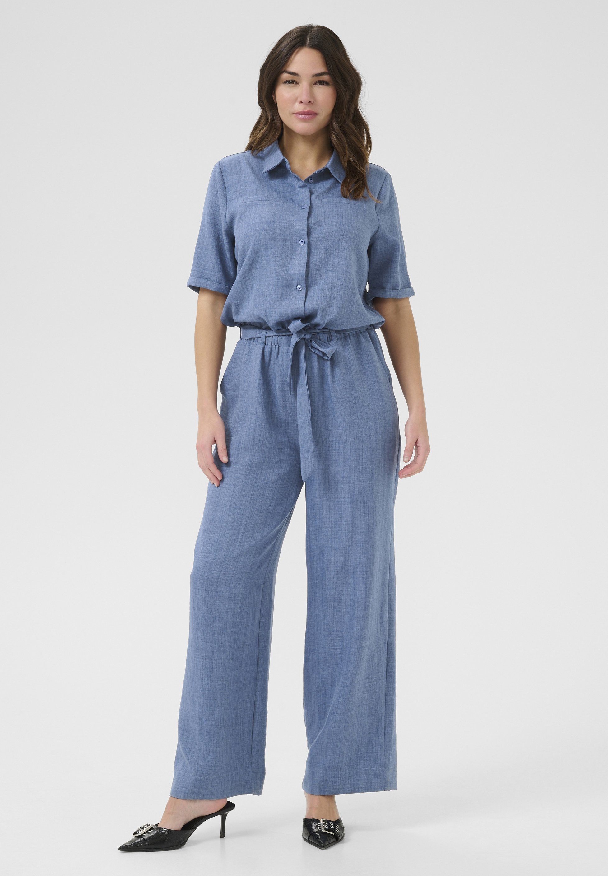 Kaffe KAELISE JUMPSUIT - Jumpsuit - coronet blue c/blue - Zalando.ie