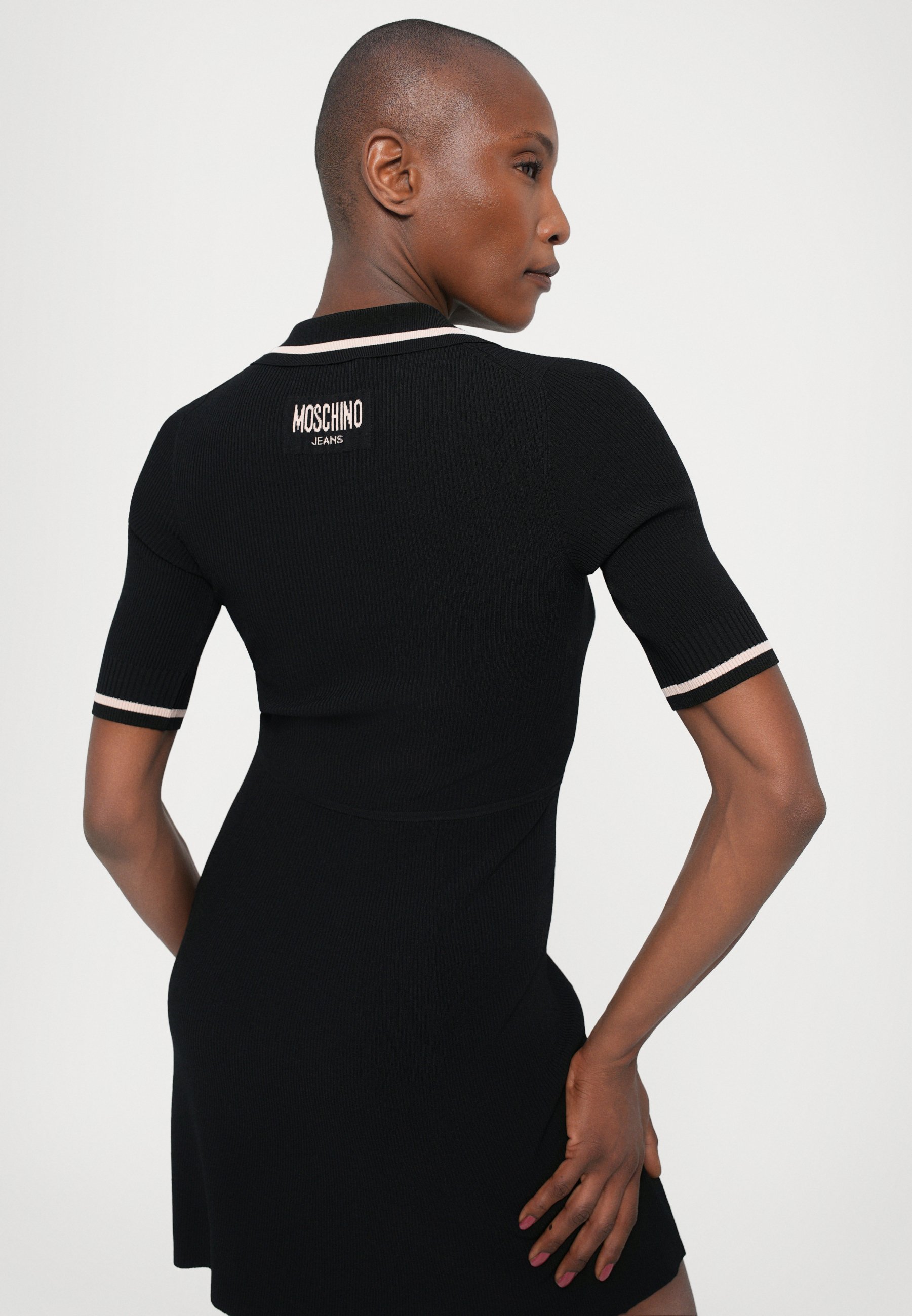 MOSCHINO JEANS DRESS - Jumper dress - black - Zalando.co.uk