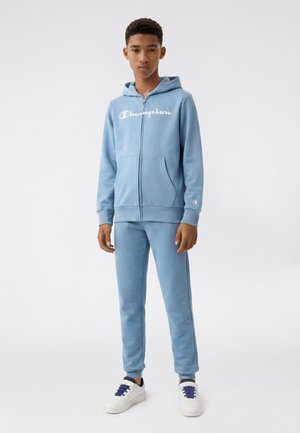 Champion, CHAMPION RIB CUFF PANTS ICONS PANTS - Pantalones deportivos - light blue