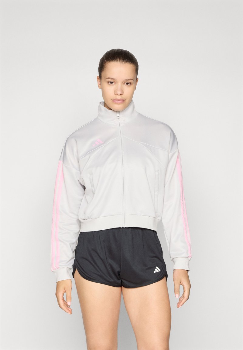 adidas Sportswear TIRO - Sweatjakke - grey one/true pink