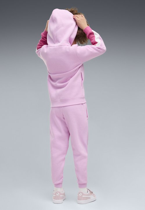 PUMA ESSENTIALS COLOURBLOCKED TRAININGSANZUG MIT KAPUZE UNISEX SET - Tracksuit - mauve glow — photo 3
