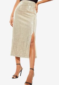 Friends Like These MIDI PETITE  - sukňa v tvare A - silver