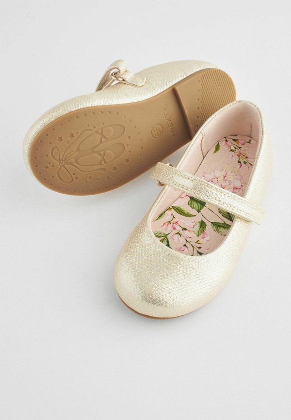 MARY JANE  – Riemchenballerina – gold shimmer