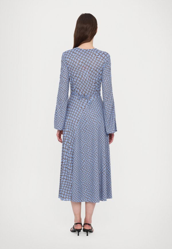 LONG SLEEVE WRAP TIE DRESS - Day dress4