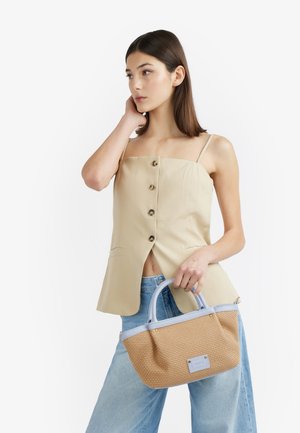 Miriade, SHOPPING FLEUR .. - Borsa a mano - azzurro