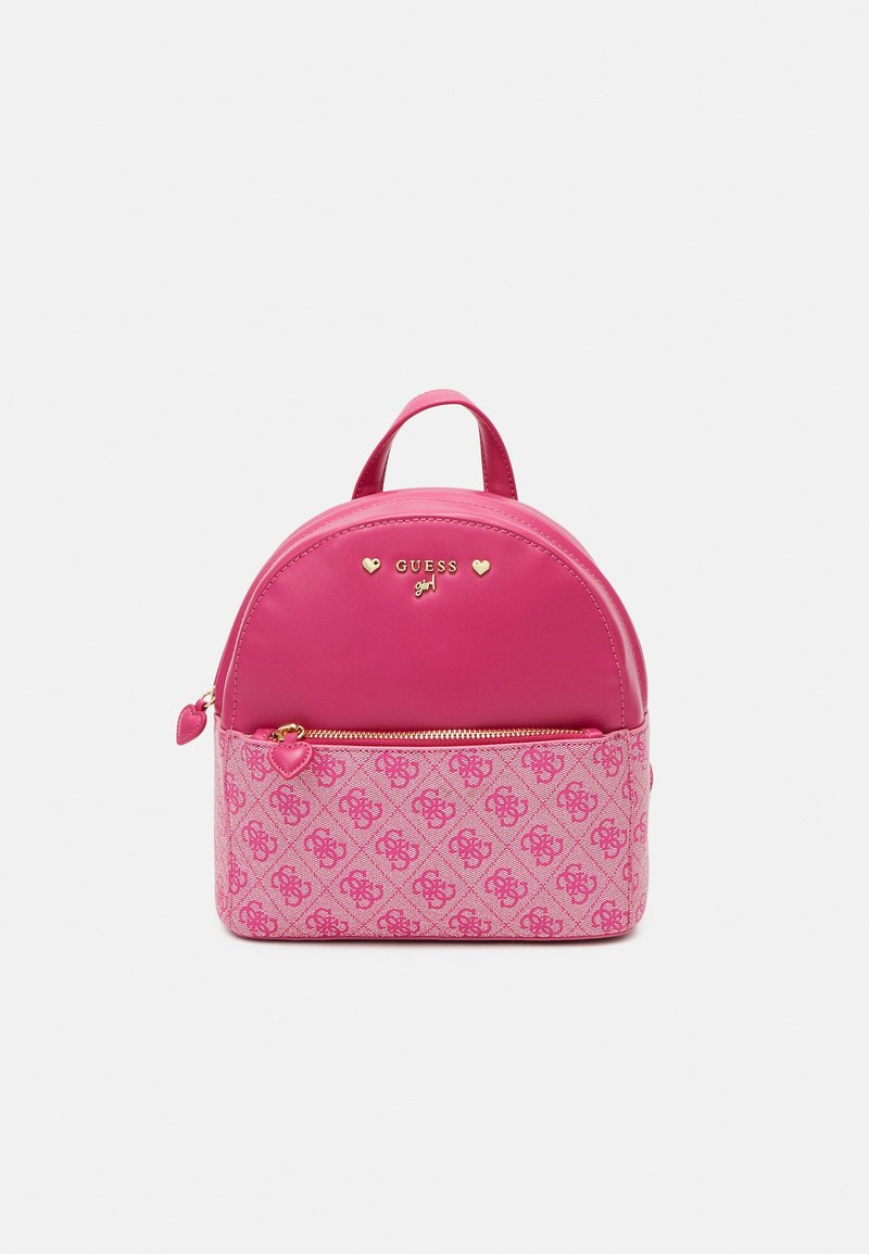 Guess BACKPACK UNISEX Backpack milk/fuxia combo/donkerroze Zalando.nl