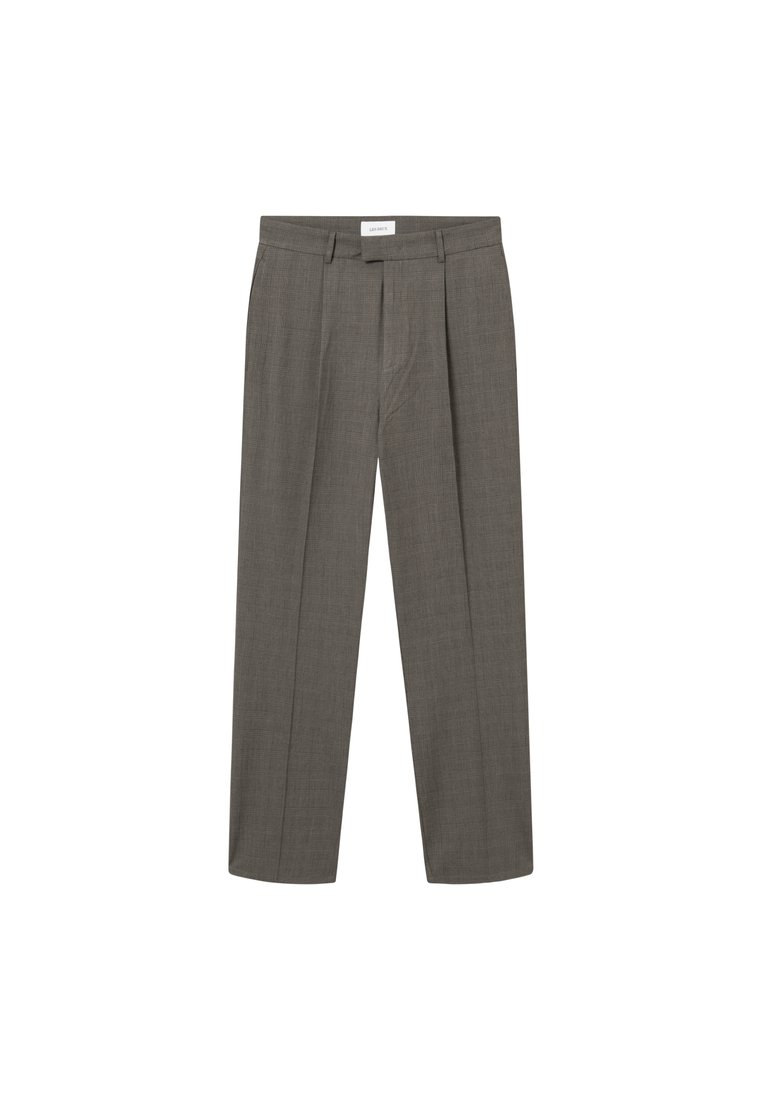 Les Deux REECE RELAXED SUIT PANTS - Hlače - grey/black