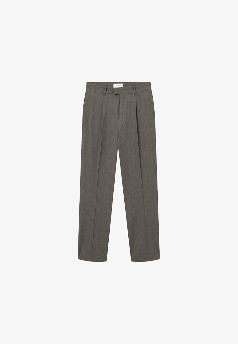 Les Deux REECE RELAXED SUIT PANTS - Calças - grey/black