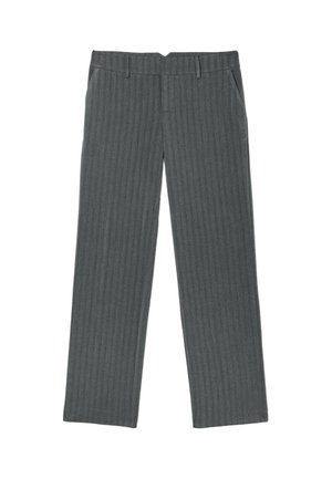 Stradivarius, LOW-RISE SMART TROUSERS WITH BACK DETAIL - Pantalon classique - light grey
