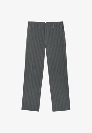 Stradivarius, LOW-RISE SMART TROUSERS WITH BACK DETAIL - Pantalon classique - light grey