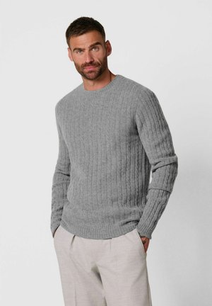 PROFUOMO, PROFUOMO PULLOVER CREW-NECK - Trui - grey