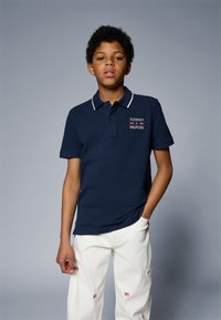 Tommy Hilfiger FLAG - Poloshirt - dark night navy