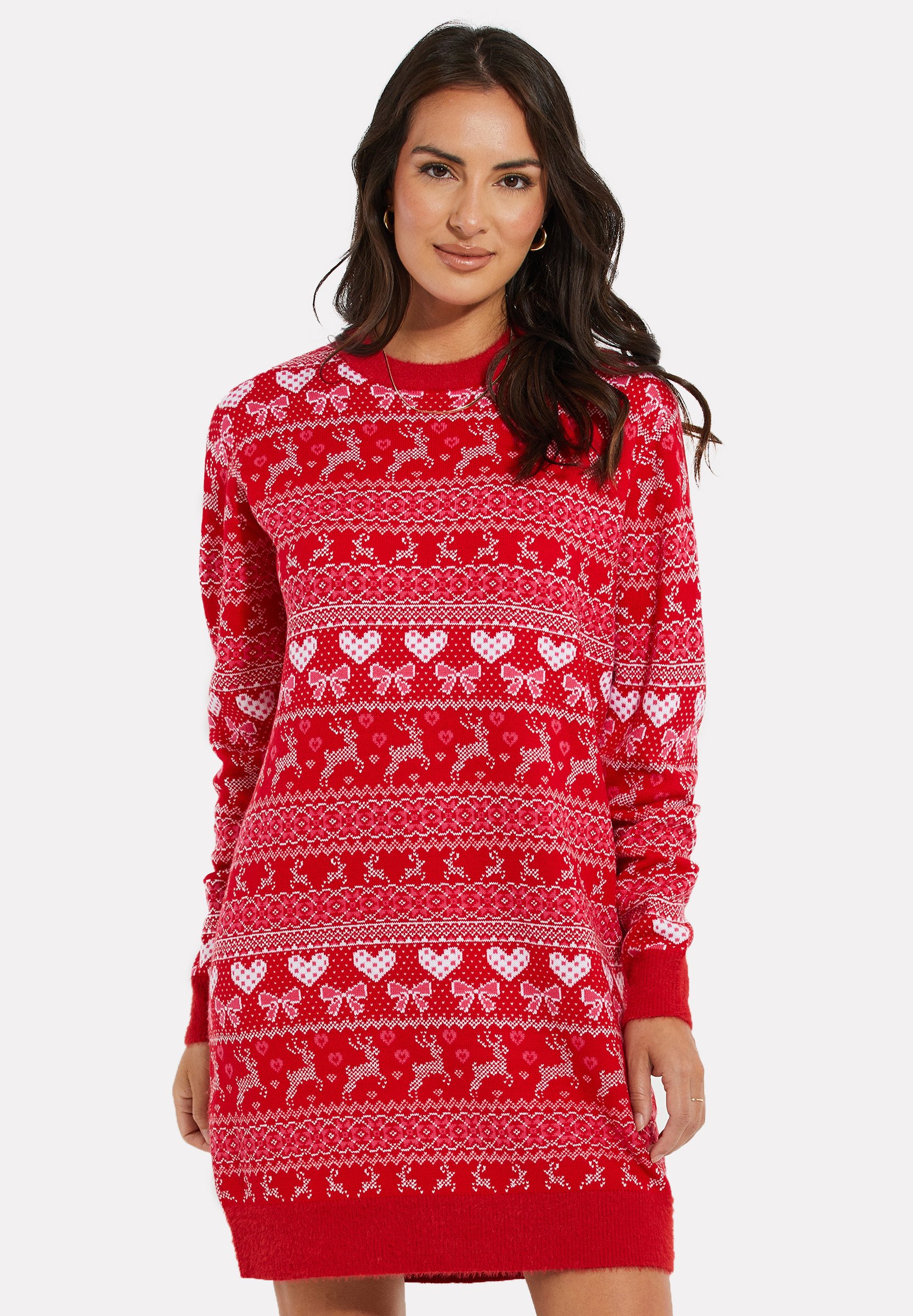 Threadbare CANDY - Jumper dress - red 