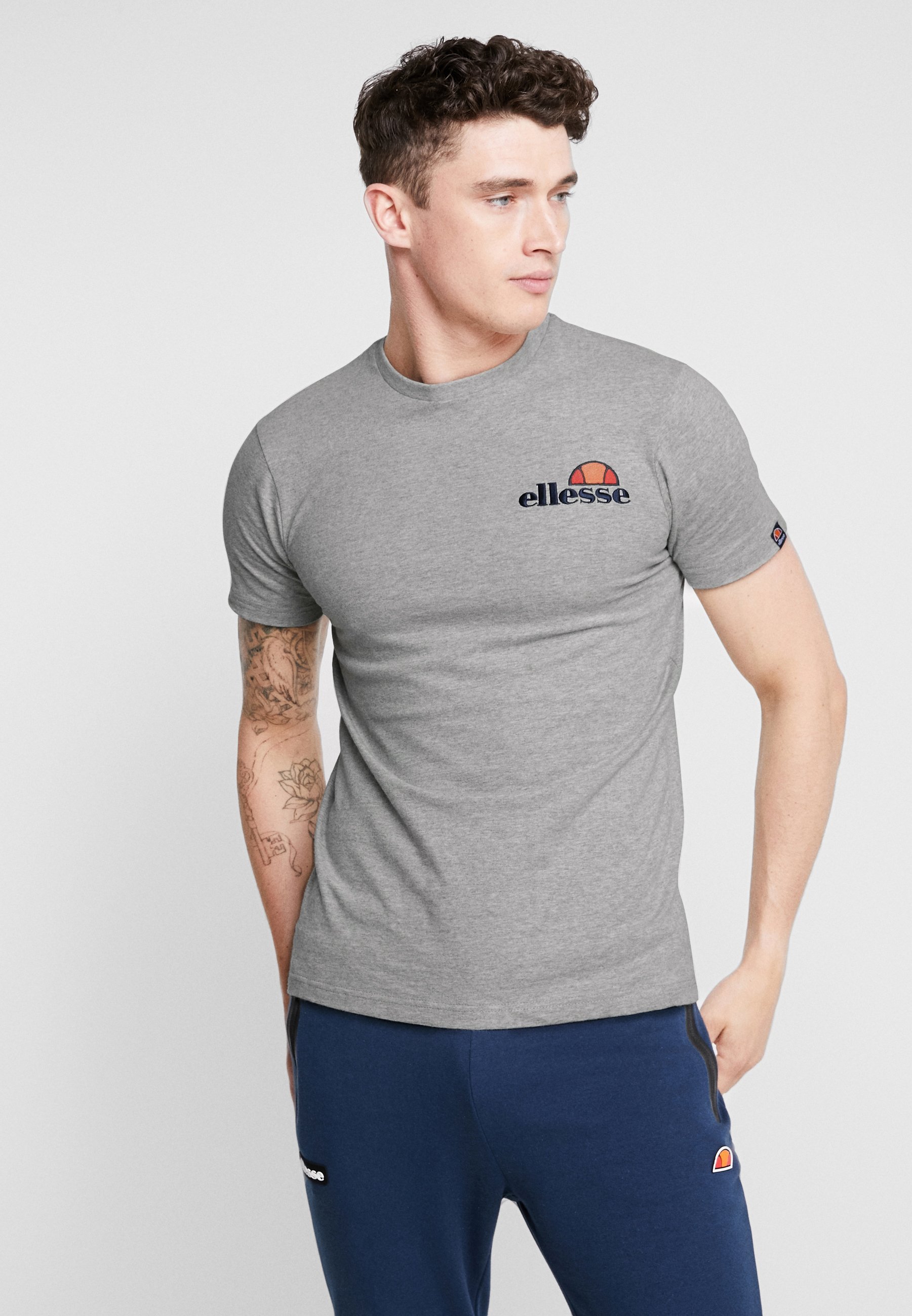 T-Shirt Pepe Jeans Luke Uomo - Grigio, Cotone, Taglio Slim, Girocollo