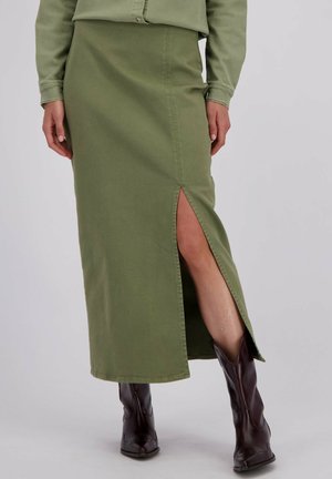 JACOBINS - Jupe crayon - olivegreen