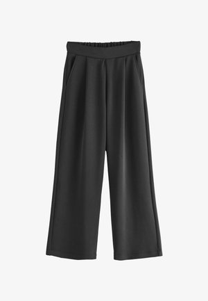 Next, REGULAR FIT - PINSTRIPE SLINKY PLEATED TROUSERS - Trousers - charcoal grey