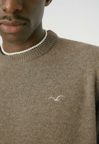 Cleptomanicx CLASSICO LIGULL - Strickpullover - heather olive gray
