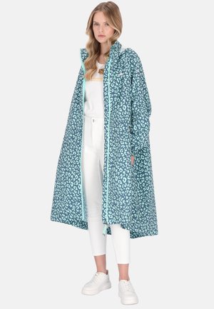 Impermeable - aqua navy leo