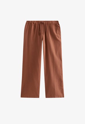 New Look, REGULAR HIGH WAISTED WIDE LEG - Broek - rust