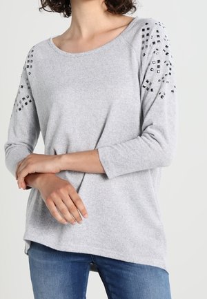 Maglione - mottled light grey