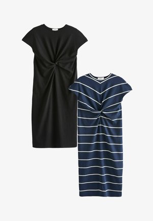 Next 2 PACK REGULAR FIT - Trikoomekko - black navy