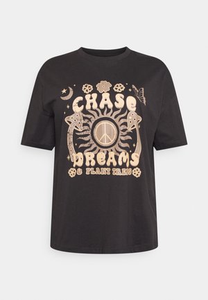 DAD GRAPHIC TEE - Print T-shirt - black