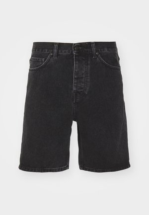 Carhartt WIP NEWEL MAITLAND - Short en jean - black stone washed