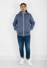 K-Way RAINER SPACER - Felpa con zip - blu