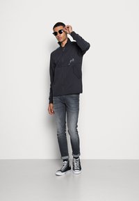 G-STAR TRACK - Camisola com fecho - heavy hodson legion blue