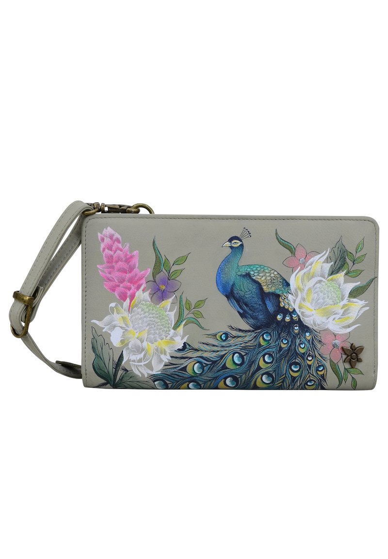 ANUSCHKA HANDPAINTED  - Geldbörse - regal peacock