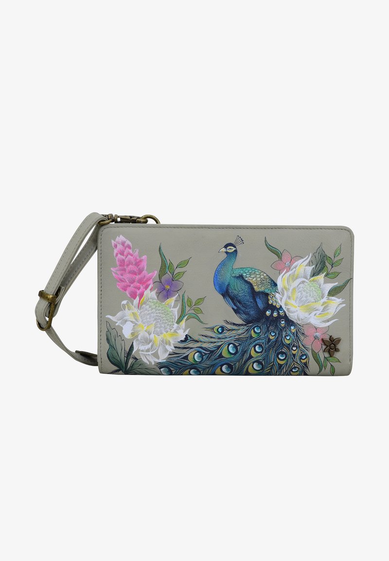 ANUSCHKA HANDPAINTED  - Geldbörse - regal peacock