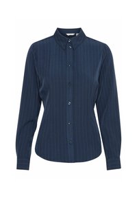 BYMMMIDDE - Nööpidega pluus - navy pinstripe mix
