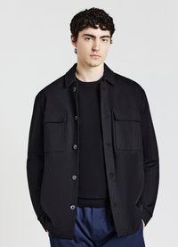 Calliope CAMICIA CON TASCHE APPLICATE - Veste légère - nero