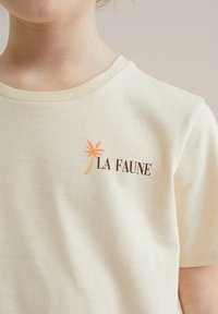 WE Fashion Apdrukāts T-krekls - beige