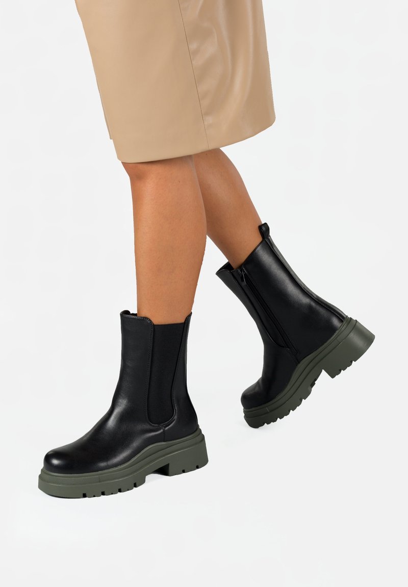 KHARISMA Ankle boots black green/black Zalando.de