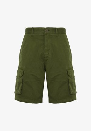 Sun68, BERMUDA CARGO - Shorts - verde scuro